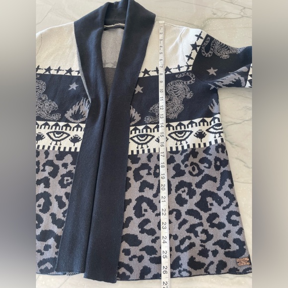 Women's SHANNON PASSERO Open Cotton
Cardigan-Evil Eye, Tiger-S/M - Picture 7 of 9